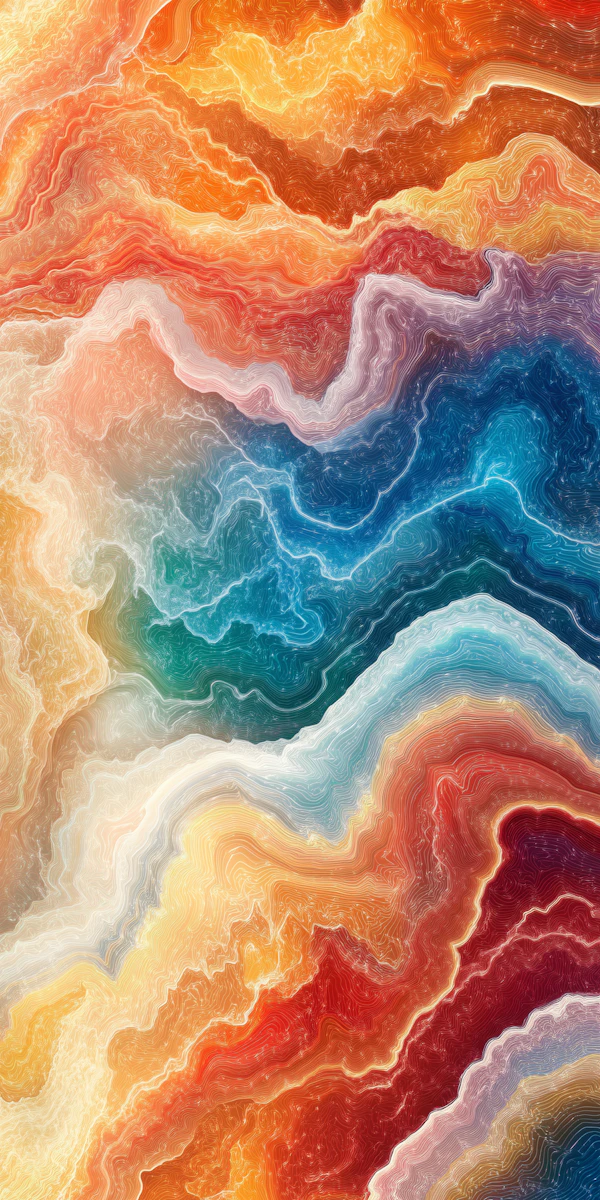 Abstract Topographic Art