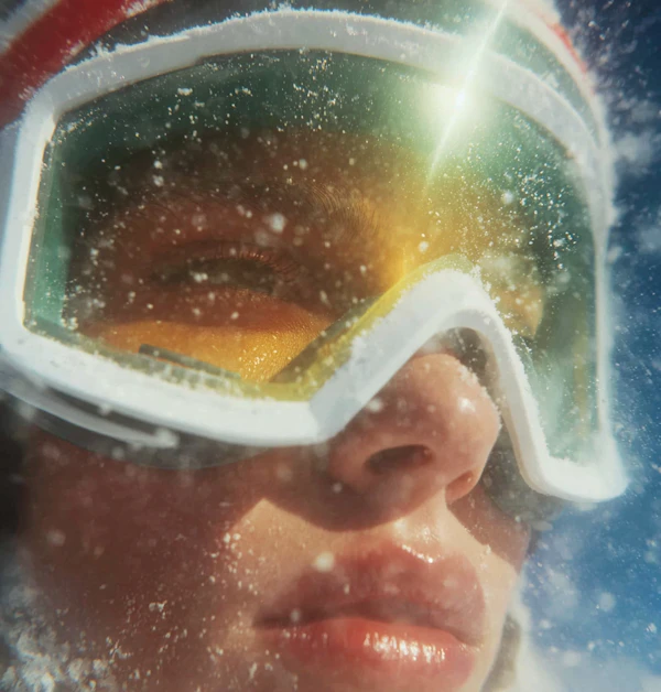 Ski Goggles Close-Up