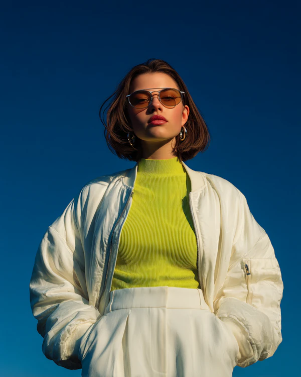 Stylish Woman Outdoors
