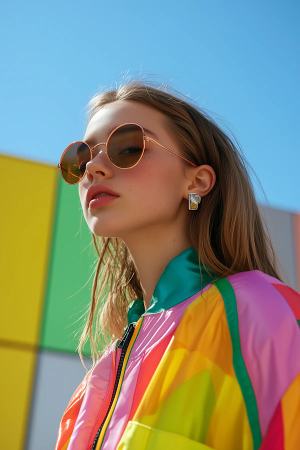 Rainbow Jacket Portrait