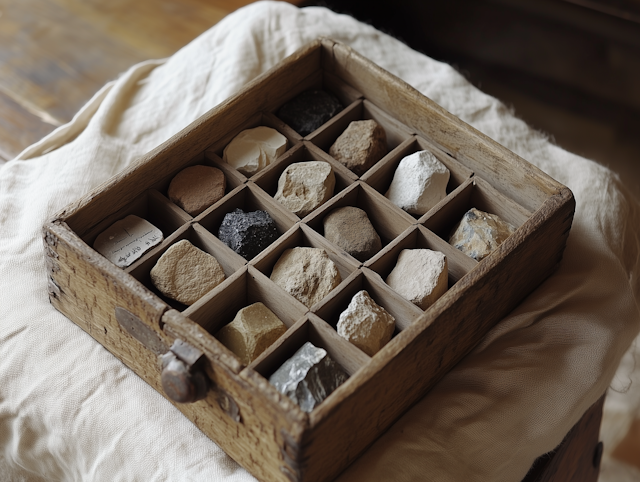 Rock and Mineral Collection Box