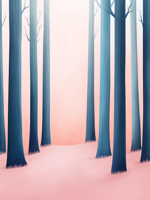 Dreamy Forest Illustration