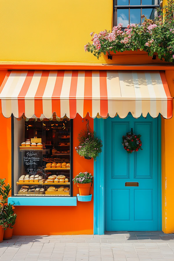 Charming Bakery Storefront