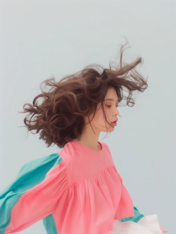 Dynamic Hair Portrait