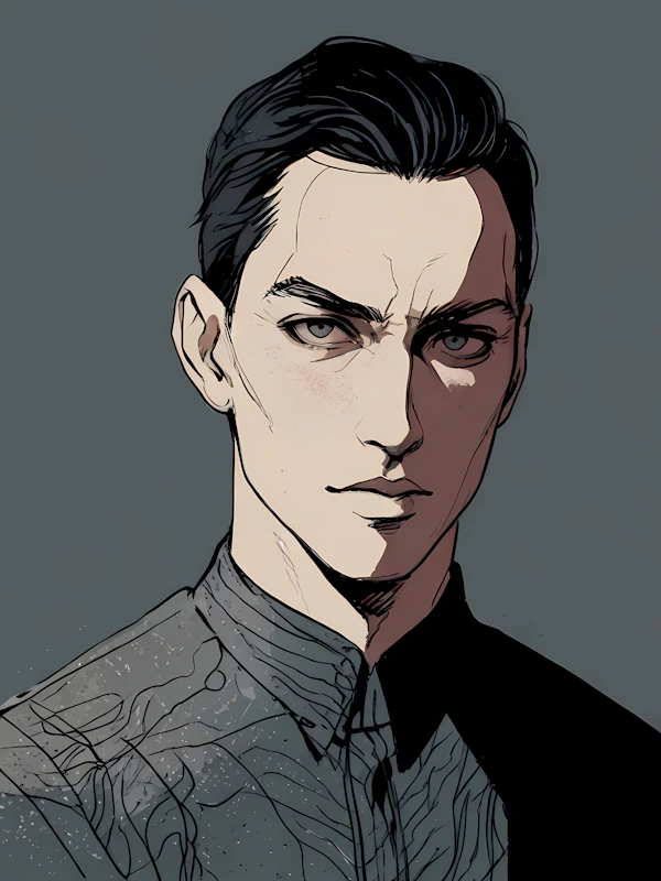 Stylized Man Illustration