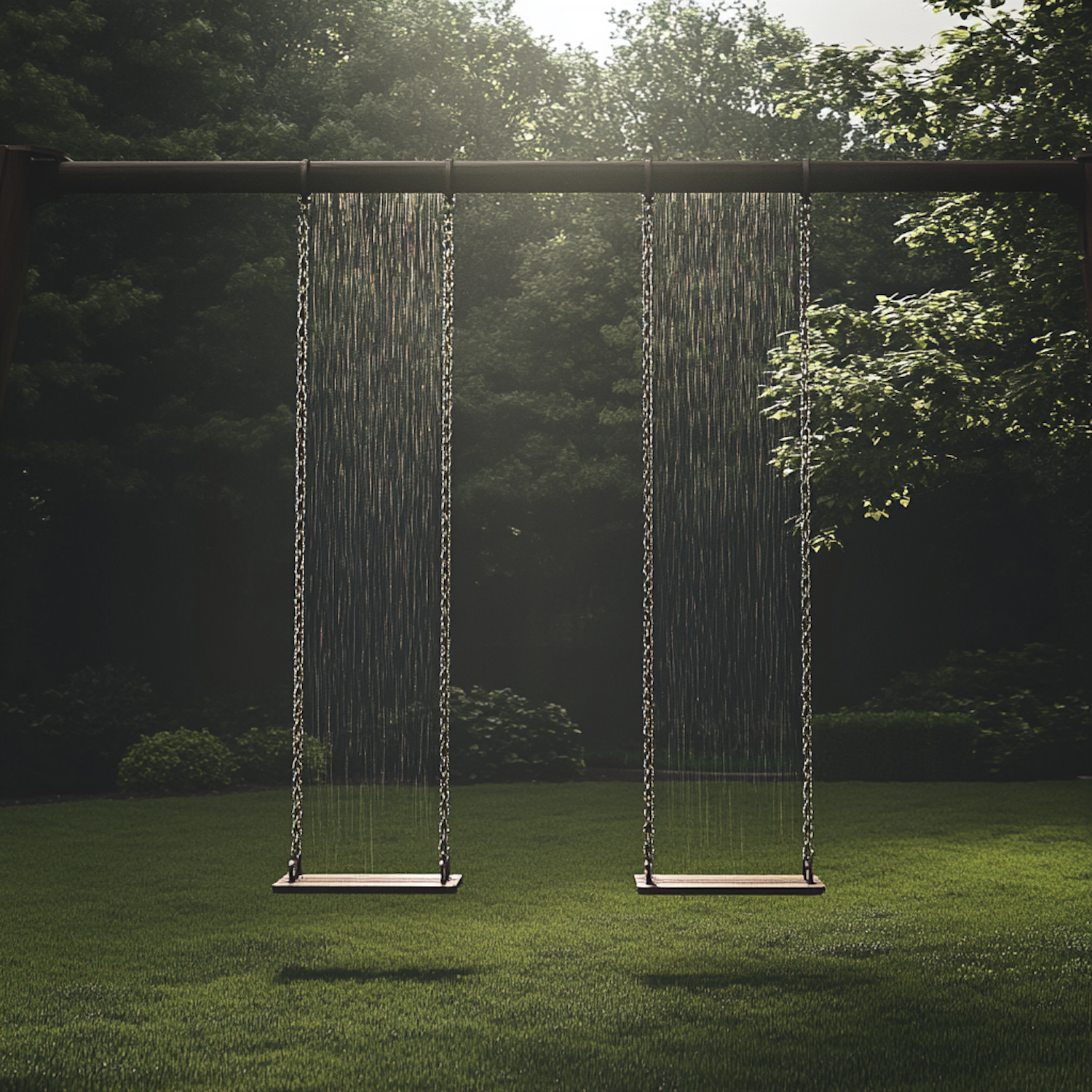 Waterfall Swings in Tranquil Setting