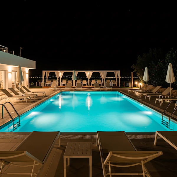 Luxurious Night Pool