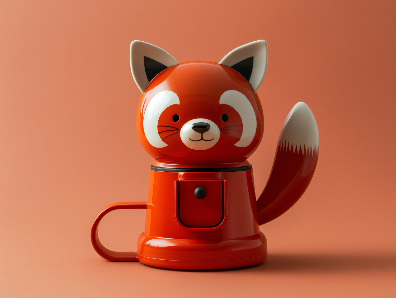 Whimsical Red Panda Kettle