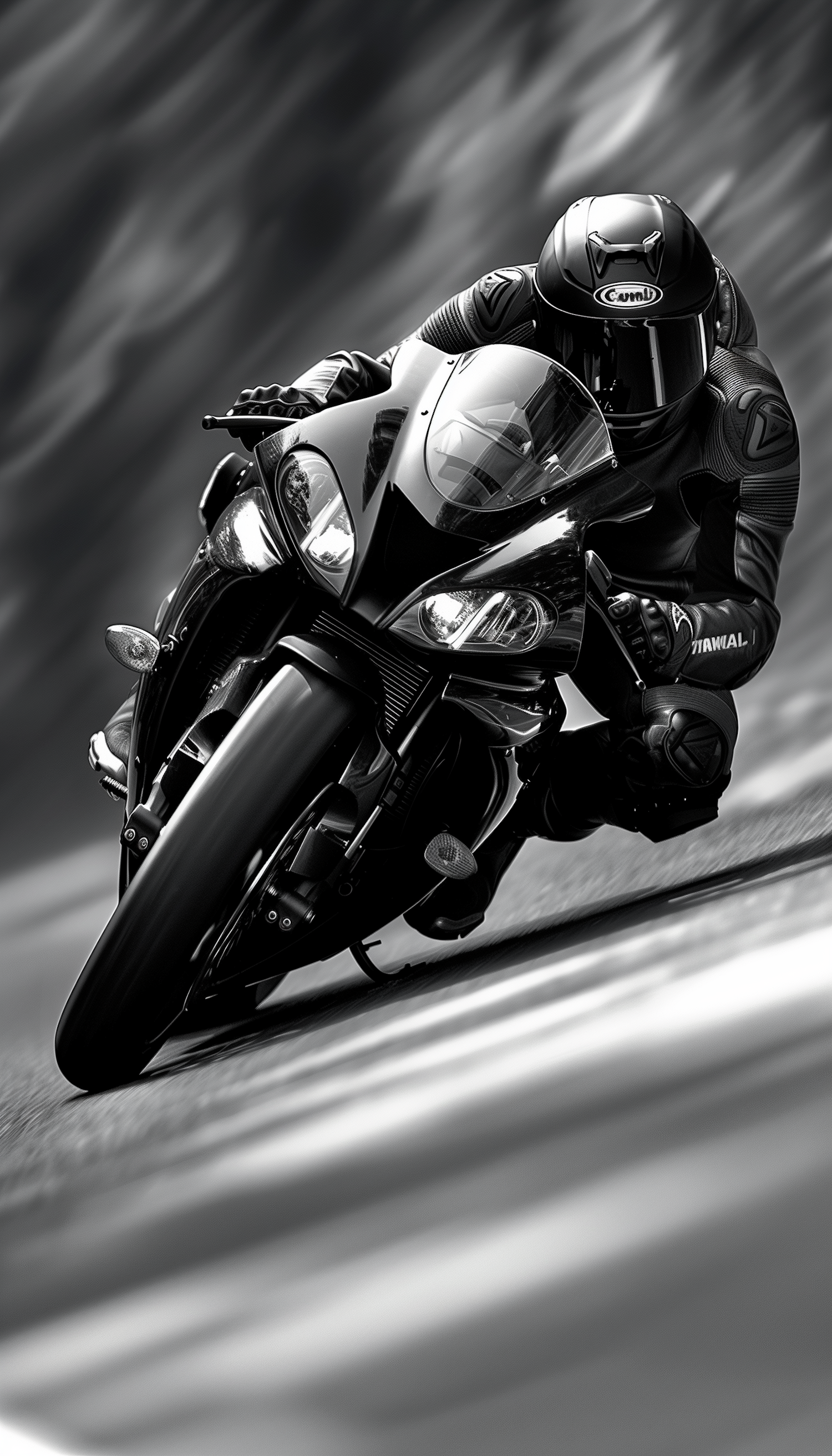 High-Speed Motorcycle Race