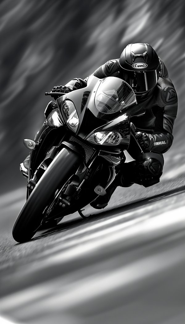 High-Speed Motorcycle Race