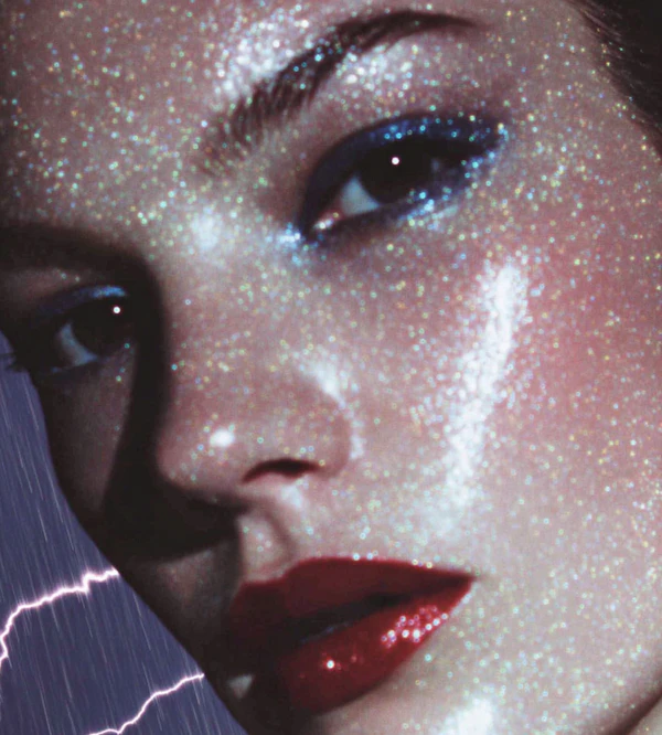 Glittery Makeup Portrait