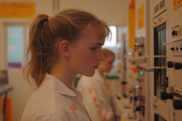 Young Woman in Laboratory