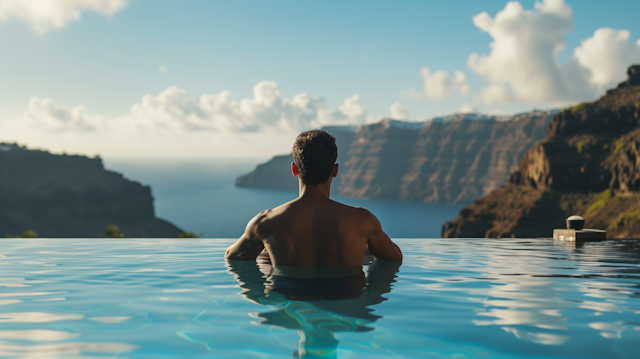 Serene Infinity Pool Overlook