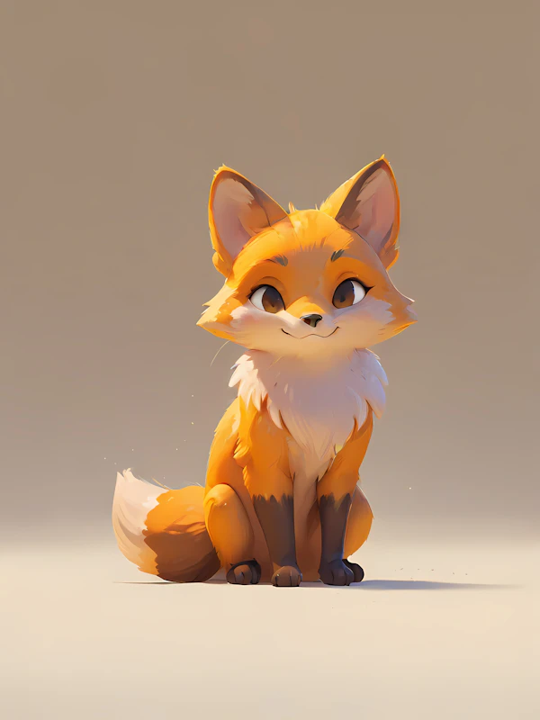 Cartoon Fox Illustration