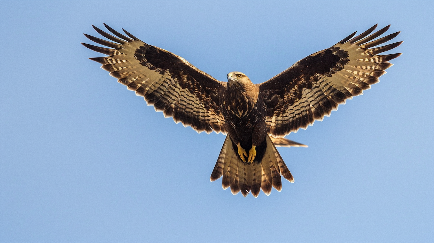 Majestic Bird of Prey in Flight