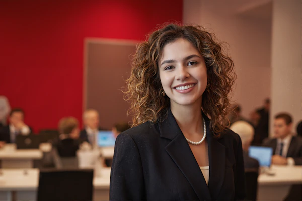 Professional Woman in Office Setting