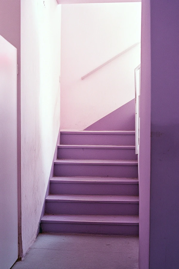 Pastel Purple Staircase