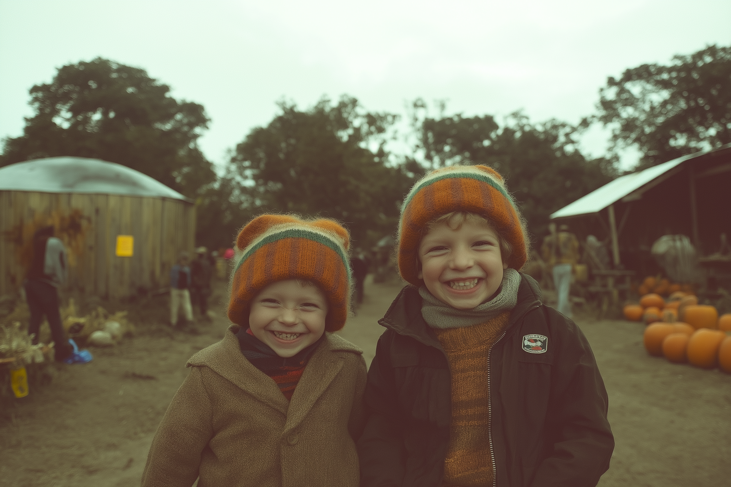 Children in Autumn Attire