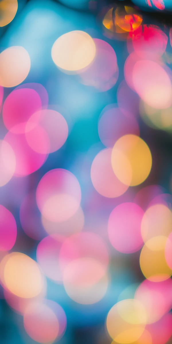 Abstract Bokeh Light Composition