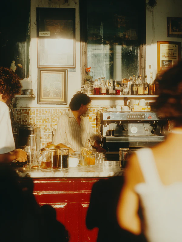 Cozy Café Scene