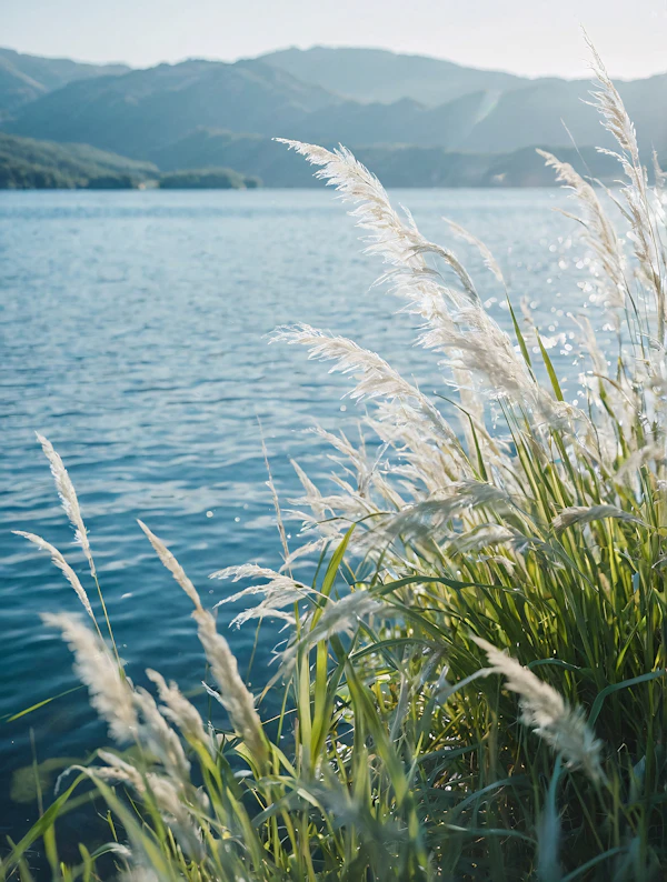 Serene Lakeside Scene