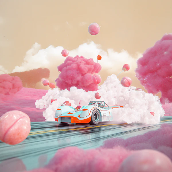 Retro Race Car Fantasy