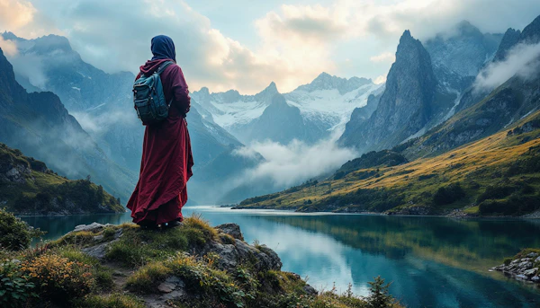 Mountain Lake Contemplation