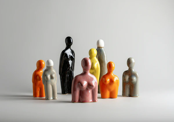 Abstract Ceramic Figures