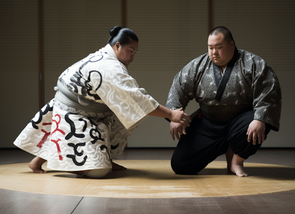 Ceremonial Sumo Ritual Practice