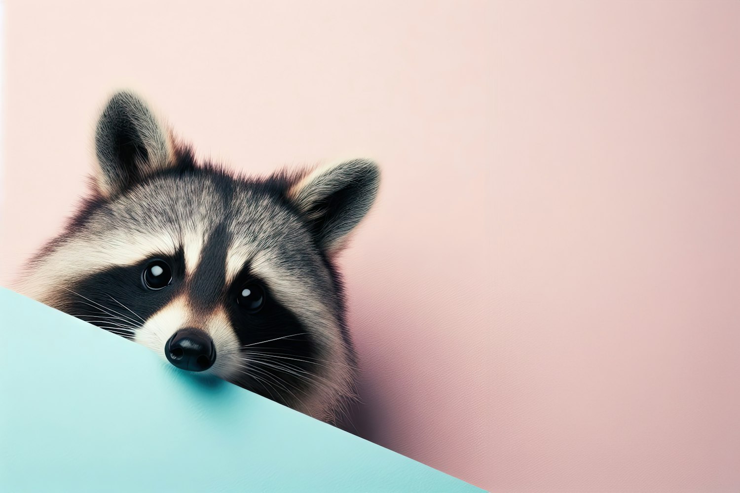 Gentle Gaze of a Raccoon