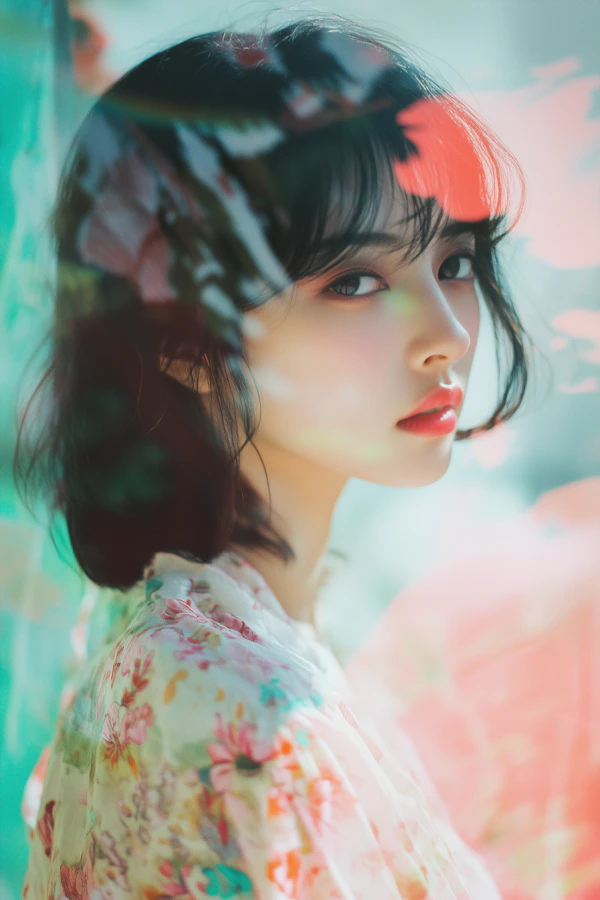 Serene Portrait of a Young Woman