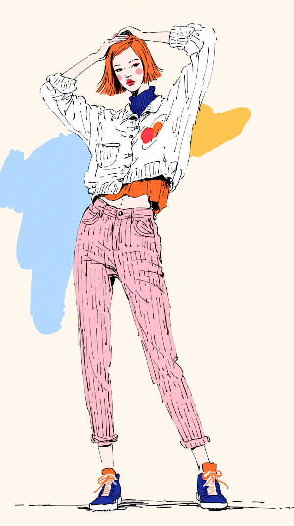 Stylized Fashion Pose