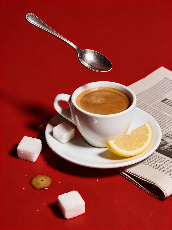 Morning Coffee Scene