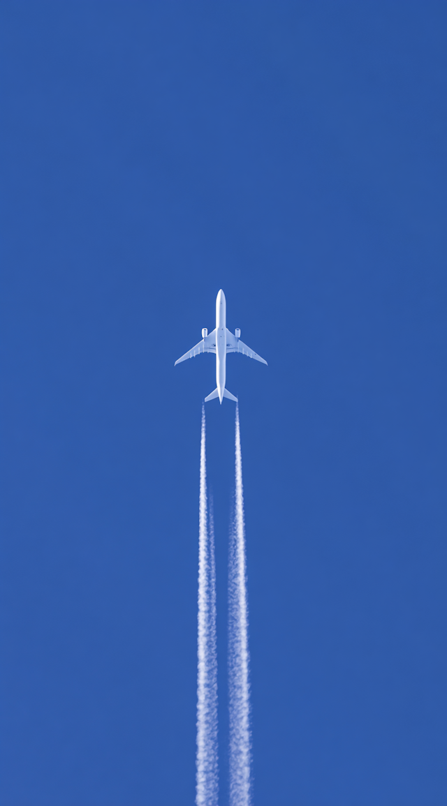 Airplane at High Altitude