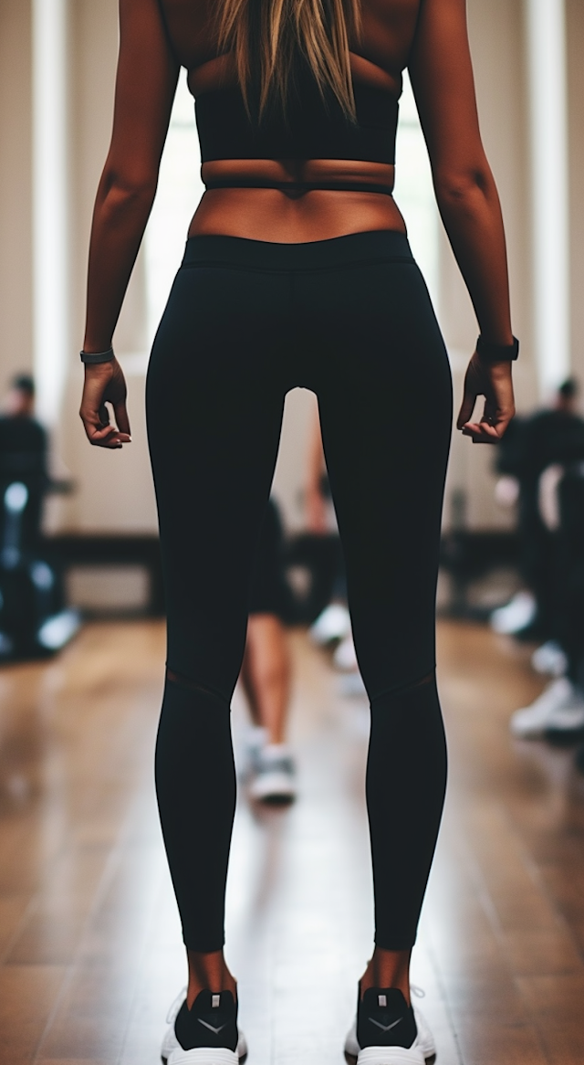 Athletic Woman Poised for Workout