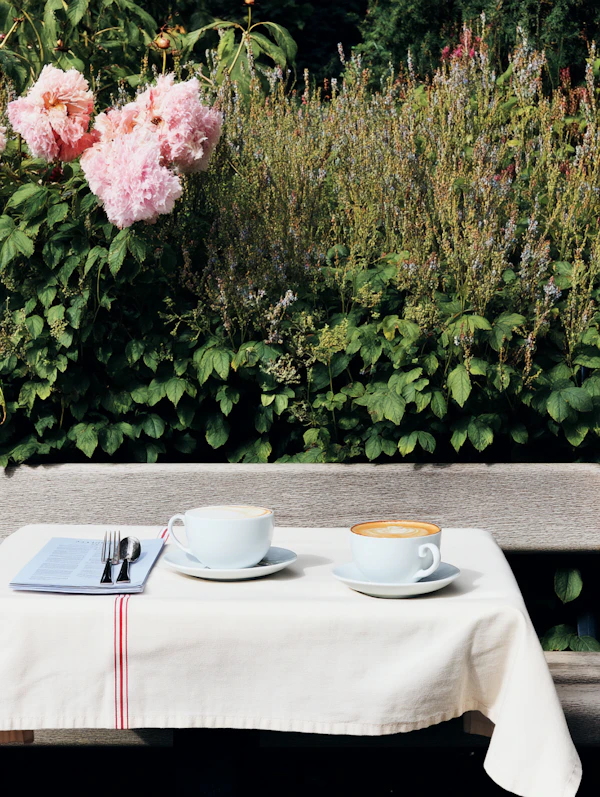 Serene Coffee Table Scene