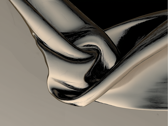 Abstract Flowing Form