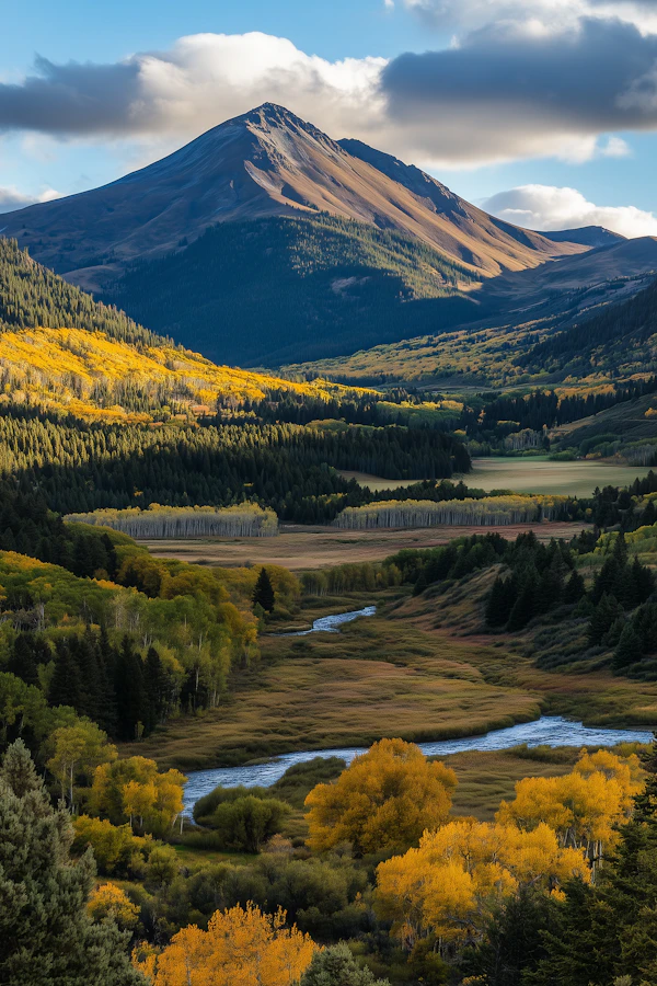 Autumn Mountain Landscape