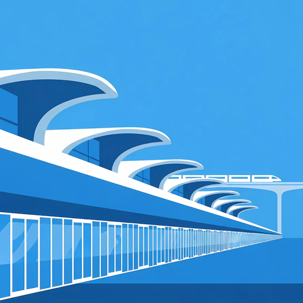 Futuristic Transport Hub