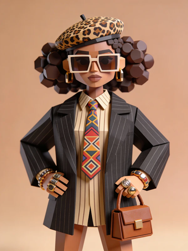 Stylized Fashion Icon