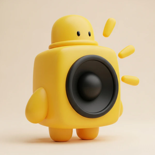Yellow Speaker Character