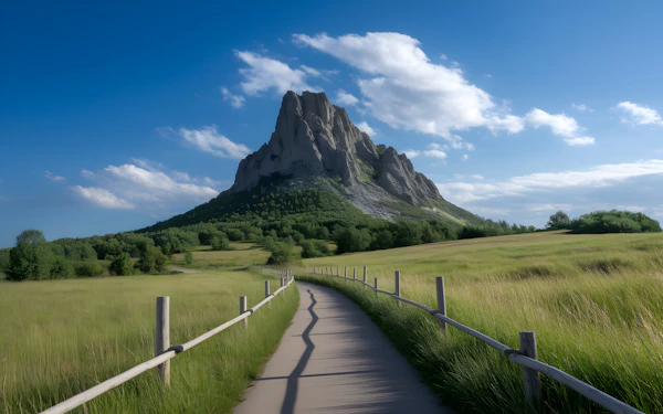 Mountain Pathway Scene