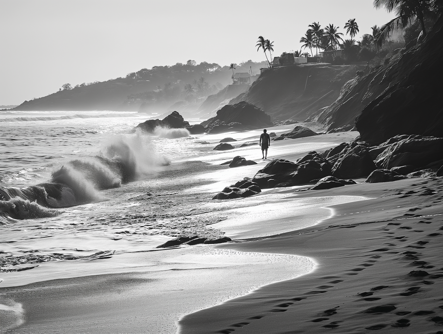 Solitary Shoreline Reflections