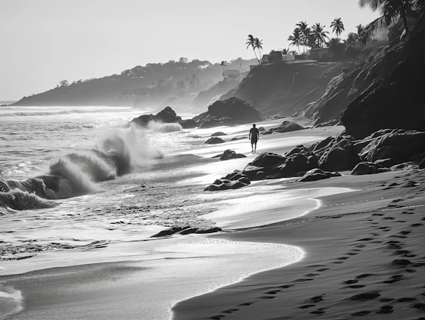 Solitary Shoreline Reflections