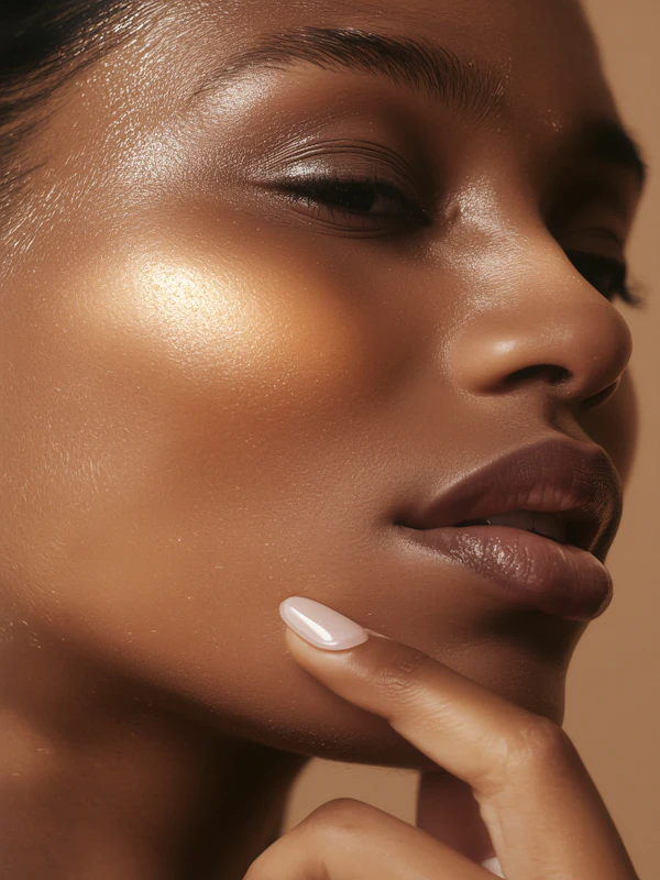 Elegant Facial Close-Up