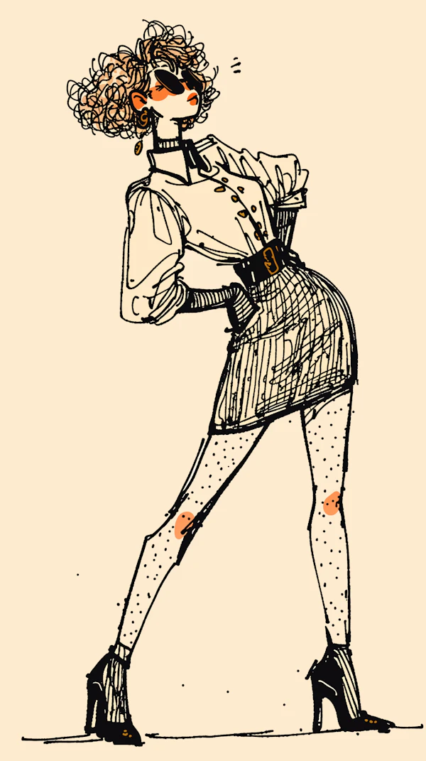Stylish Fashion Pose