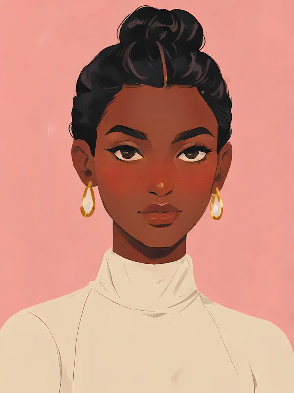 Stylized Woman Illustration