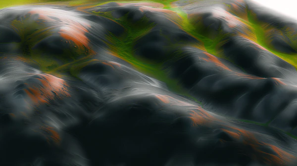 Surreal Landscape Scene