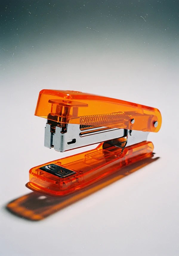 Vibrant Orange Stapler