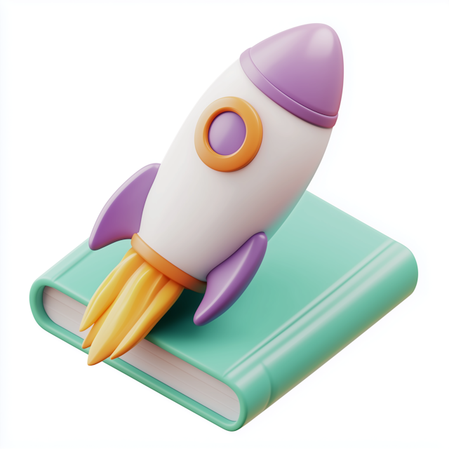 Rocket on a Book